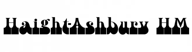 Haight-Ashbury HM  नि: शुल्क फ़ॉन्ट्स डाउनलोड