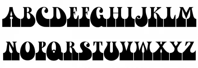 Haight-Ashbury HM フォント 大文字