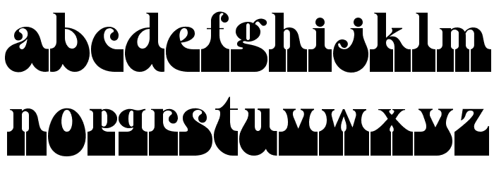 Haight-Ashbury HM Font LOWERCASE