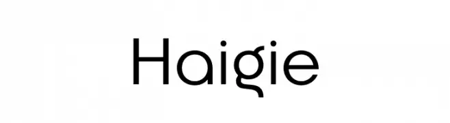Haigie  Скачать бесплатные шрифты