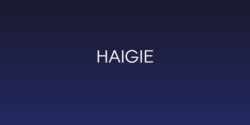 Haigie Social Header