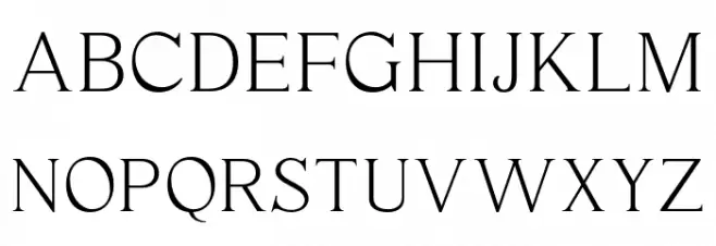 Haigrast Serif PERSONAL USE Regular Schriftart Groß