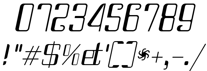 Haike Reg Italic Font OTHER CHARS