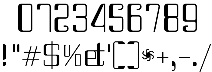 Haike Regular Font OTHER CHARS