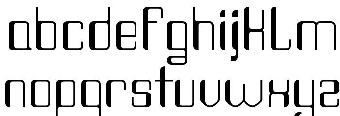 Haike Regular Font LOWERCASE