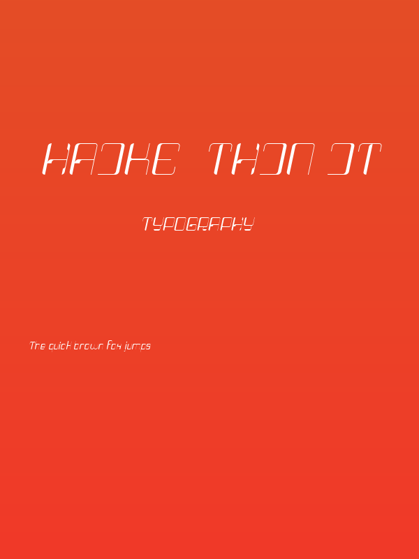 Haike  Thin it Poster