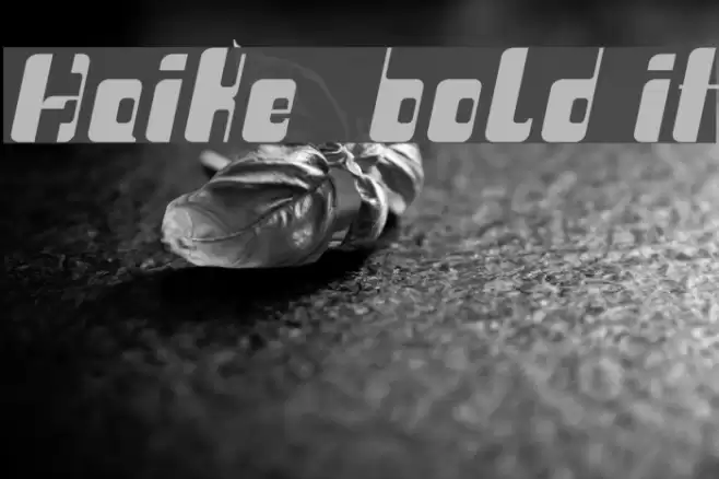 Haike  bold it Font examples