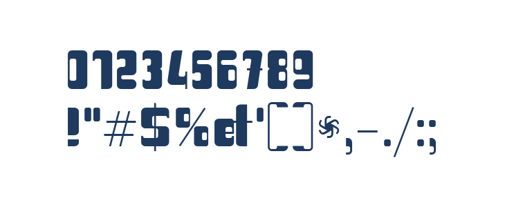 Haike  bold-reg Other Characters