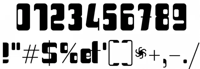 Haike  bold-reg Font OTHER CHARS