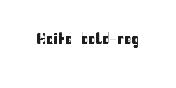 Haike  bold-reg Logo