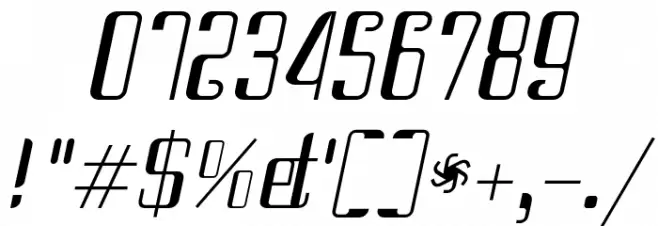 Haike  cond it Font OTHER CHARS