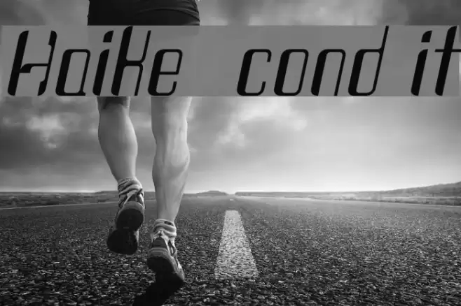 Haike cond it Font examples