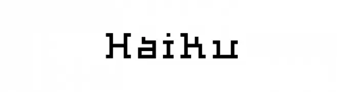 Haiku  font caratteri gratis