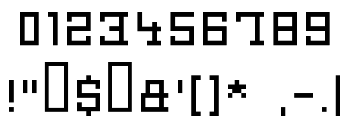 Haiku Font OTHER CHARS
