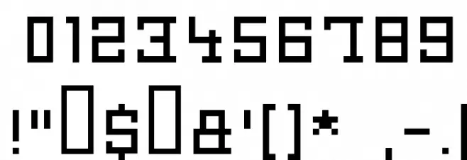 Haiku Font OTHER CHARS