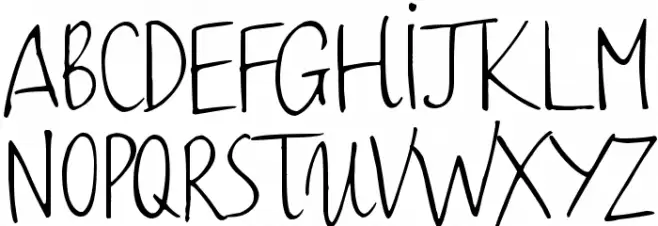 Haiku's Script v.08 [upgrade] Schriftart Groß