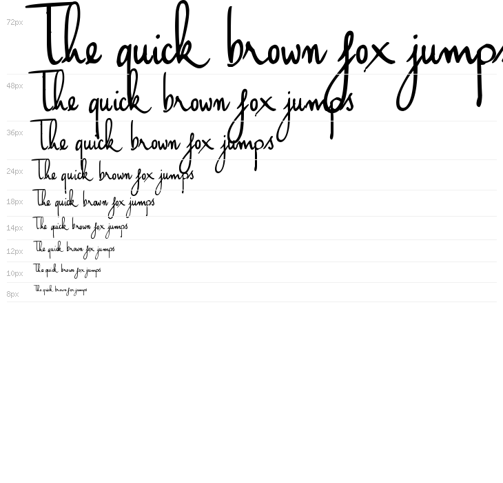 Haiku's Script ver 09 Bold Waterfall