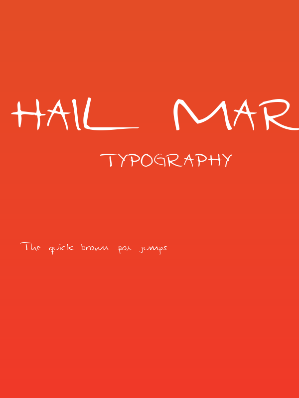 Hail Mary Poster