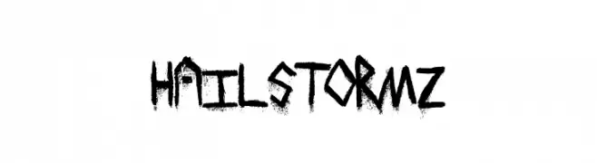HailStormz  font caratteri gratis