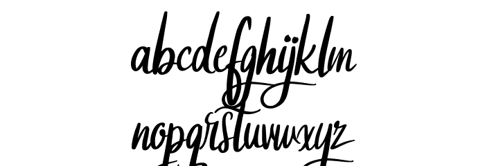 Hailbet FREE Font LOWERCASE