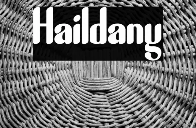 Haildany Font examples