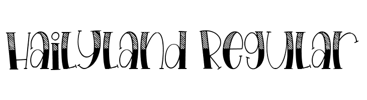 Hailyland Regular  لخطوط تنزيل
