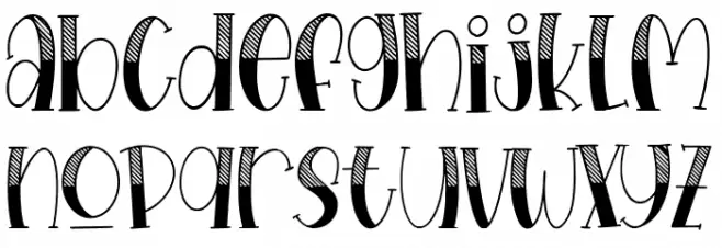Hailyland Regular フォント 小文字