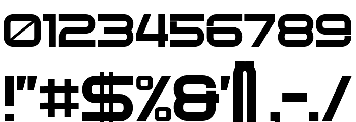 Haine Regular Font OTHER CHARS