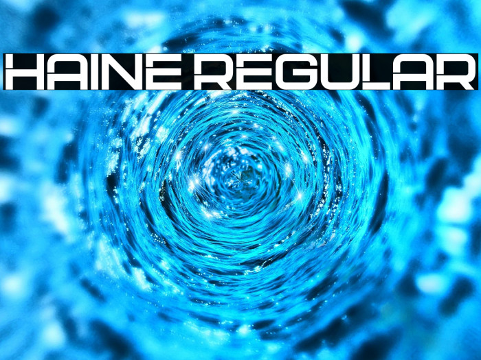 Haine Regular Example 1