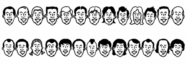 Hair Apparent JL フォント 大文字