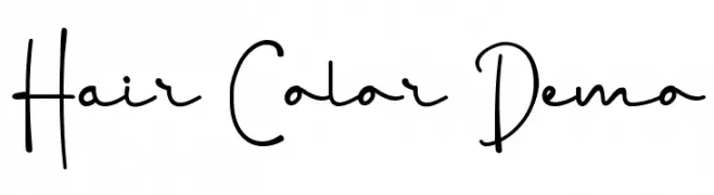 Hair Color Demo  免费字体下载