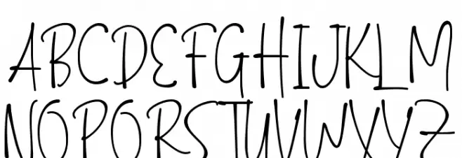 Hair Color Demo Шрифта ВЕРХНИЙ