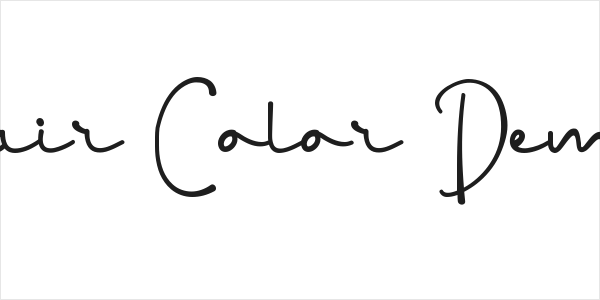 Hair Color Demo Logo