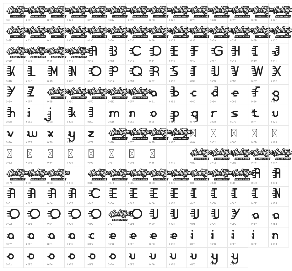 Hair Comb Demo Character Map