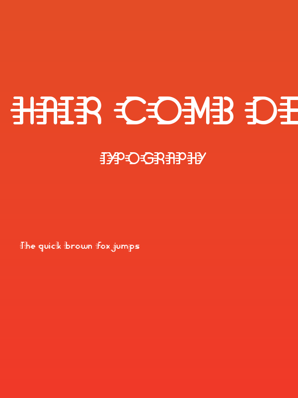 Hair Comb Demo Poster