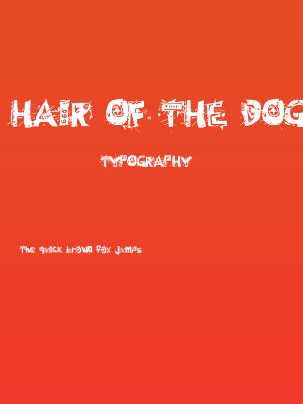 Hair of the dog Poster