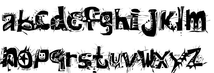 Hair of the dog Font LOWERCASE