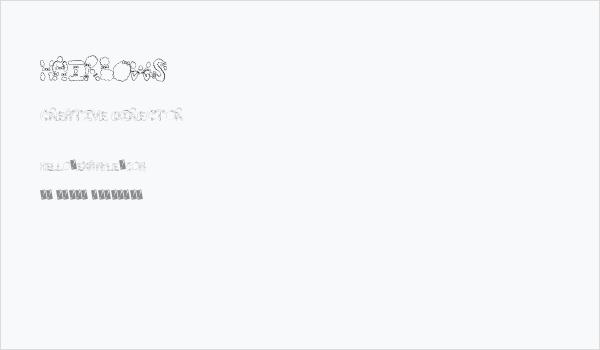 HairBows Business Card