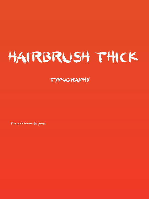 HairBrush Thick Poster