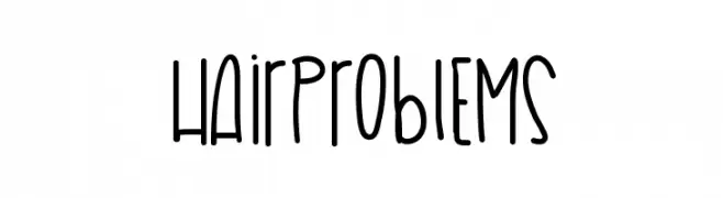 HairProblems  Frei Schriftart Herunterladen