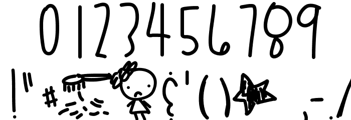 HairProblems Font OTHER CHARS