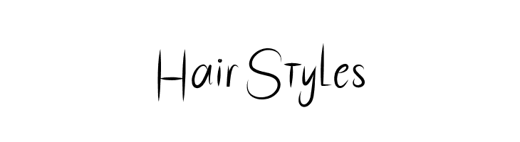 HairStyles  font caratteri gratis