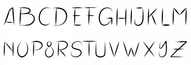 HairStyles Schriftart Groß