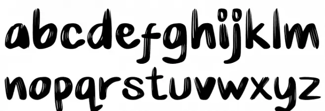 Hairambe Caratteri MINUSCOLO