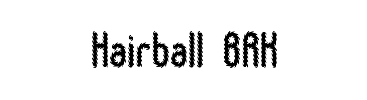 Hairball BRK  font caratteri gratis