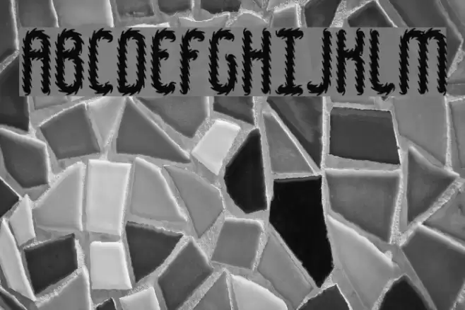 Hairball BRK Font examples