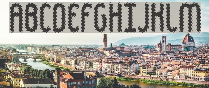 Hairball BRK Font examples