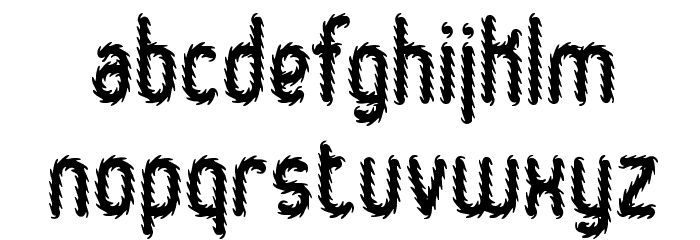 Hairball BRK Font Litere mici