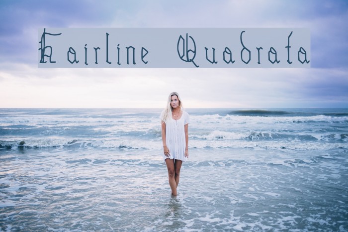 Hairline Quadrata Example 1