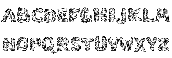 Hairline Font LOWERCASE